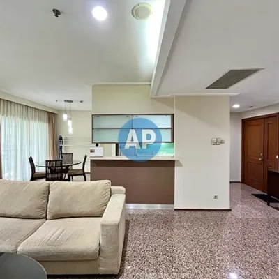 living room 2 apt pavilion jakarta unit dijual tower 3