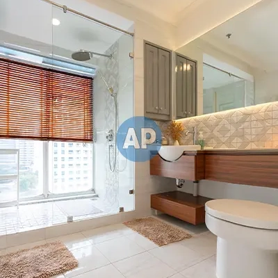 Bathroom apartemen dekat MRT Pavilion renovasi 2 kamar mandi Tower 1