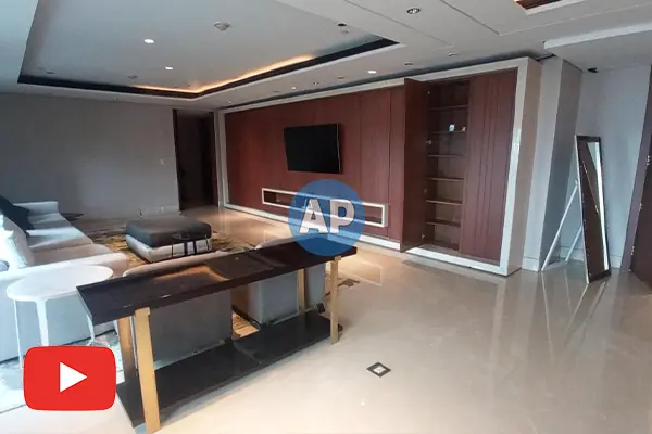 sewa apartemen mewah Pavilion Jakarta 3 kamar tidur renovasi 330 m2