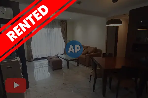 Sewa Apartemen Pavilion Jakarta unit 2 kamar, luas 115 m2, furnish, dan siap huni