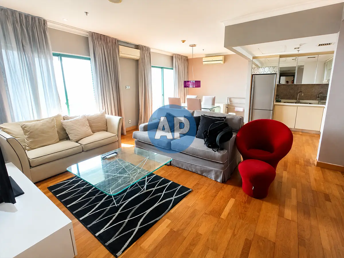 Living room apartemen Pavilion 119 m2