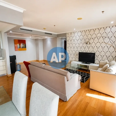 Living room unit sewa apartemen Pavilion