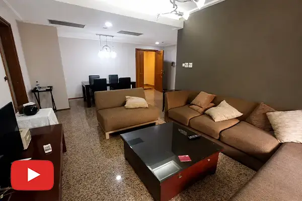 Apartemen Pavilion Jakarta disewakan 3 kamar tidur 142 m2 tower 3 furnish