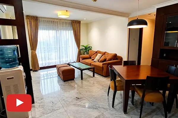 Sewa Apartemen Pavilion Jakarta unit 2 kamar, luas 115 m2, furnish, dan siap huni