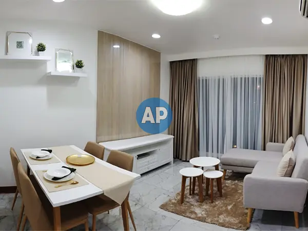 Living room apartemen dekat Citywalk Sudirman Pavilion 1BR