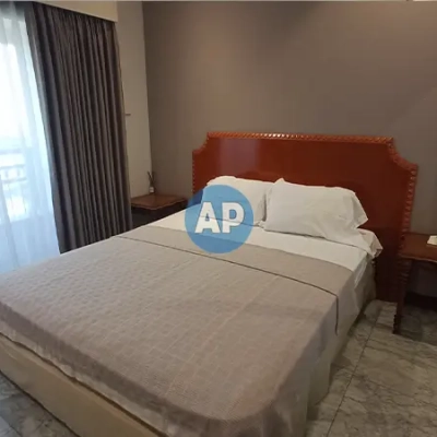 Kamar tidur kedua apartemen pavilion 3BR luas 142 m2 furnish