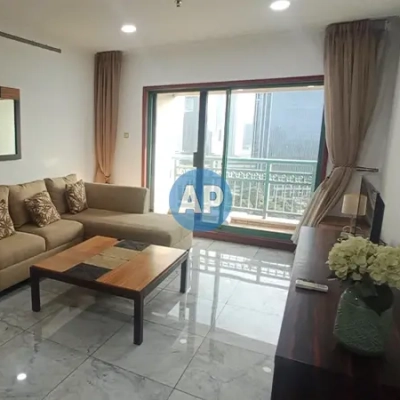 Living room furnish Pavilion Apartemen 2 kamar dijual