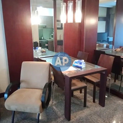 Foto kedua dining room unit sewa Pavilion Apartemen 1BR 58 m2