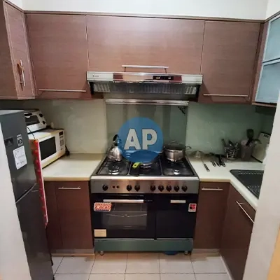Dapur unit sewa Pavilion Apartemen 1BR 58 m2 furnish