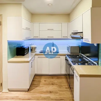 Dapur apartemen jakarta Pavilion luas 115 m2 furnish Tower 3