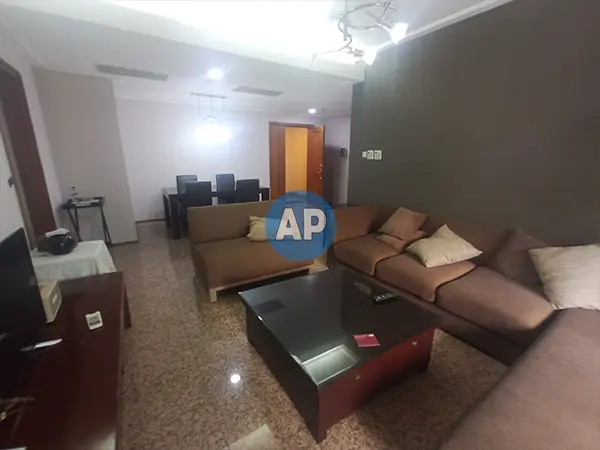 Living room apartemen Pavilion Jakarta 3 kamar tidur luas 142 m2 tower 3 furnish