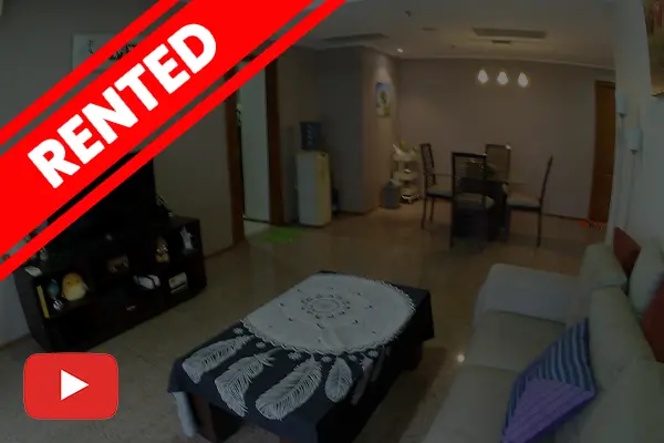 apartemen pavilion jakarta sewa ruang tamu mewah dan modern