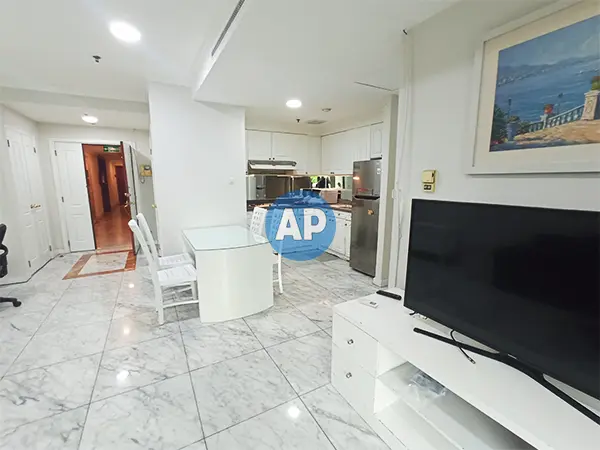 Living room apartemen Pavilion Sudirman disewakan luas 75 m2 tower 2 furnish