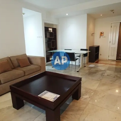 Living room Apartemen Pavilion Tower 2 unit disewa full furnish