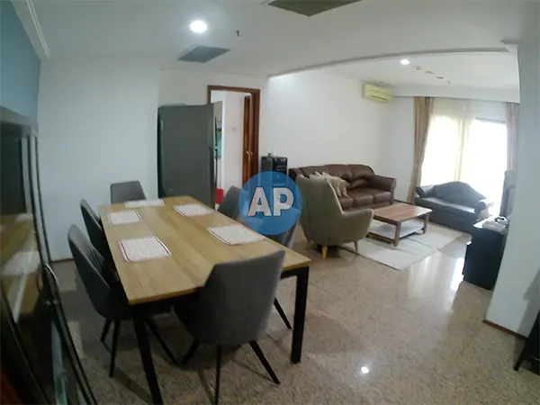 Apartment Pavilion Living Room 1 Living room Apartment Pavilion dijual, luas 142 m2, 3 kamar, Tower 3