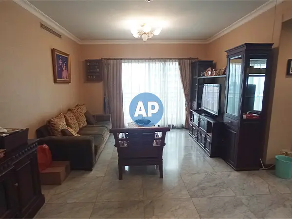 Dijual pavilion apartment living room luas 142 m2 tower 4 semifurnish