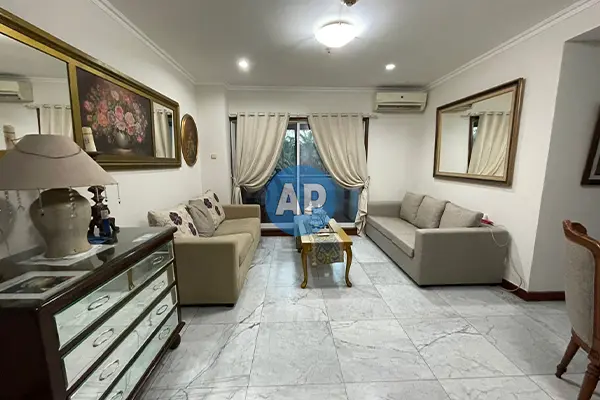Living room apartemen Pavilion Jakarta dijual tower 2 luas 75 m2 furnish