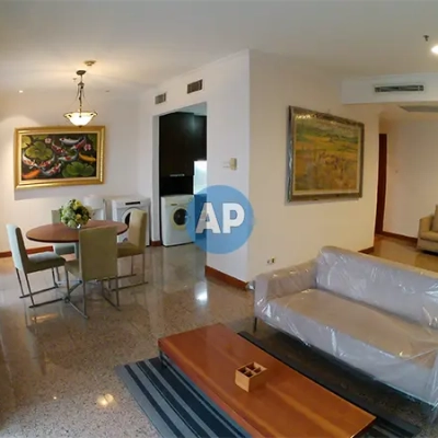 Disewakan apartemen Pavilion 2 kamar tidur living room renovasi Tower 1
