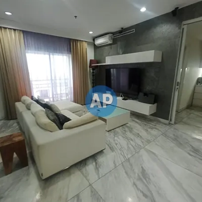 Living Room kedua Apartemen Pavilion Jakarta unit 142 m2 renovasi Tower 2