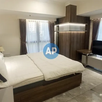 Kamar tidur utama sewa apartemen Pavilion Sudirman 2 kamar tidur furnis
