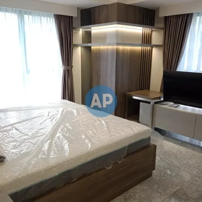 Kamar tidur utama sewa apartemen Pavilion Sudirman 2 kamar tidur