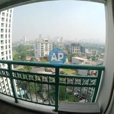 Pemandangan dari unit sewa apartemen Pavilion Tower 3