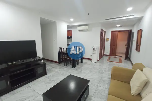 Sewa Pavilion Jakarta Pusat unit 75 m2 Tower 2, apartemen 2 kamar tidur