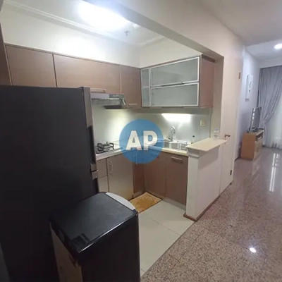 Kitchen area apartemen Pavilion 1BR disewakan luas 58 m2
