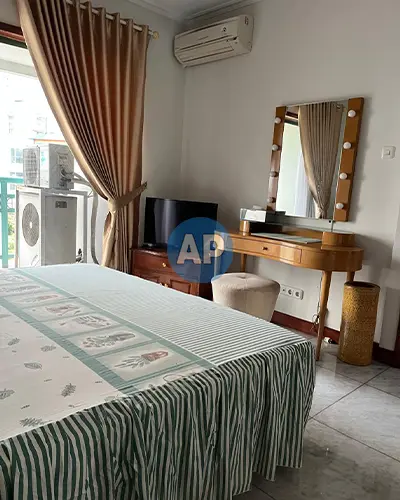 Jual apartemen Pavilion 1BR kamar tidur furnish luas 58 m2