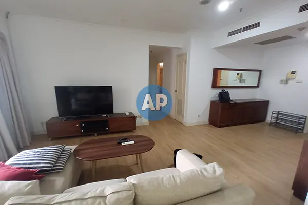 Sewa 2 kamar apartemen pavilion luas 115 m2 2 kamar mandi furnish Jakarta