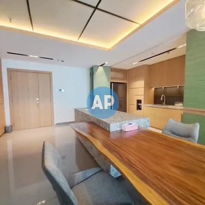 Kitchen area apartemen pavilion 3 kamar luas 142 m2