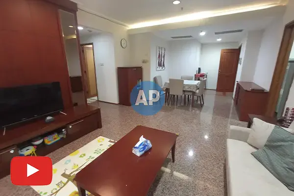Apartemen Pavilion sewa 2BR luas 115 m2 full furnish di Jakarta