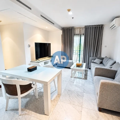 Ruang makan apt pavilion sudirman full furnish