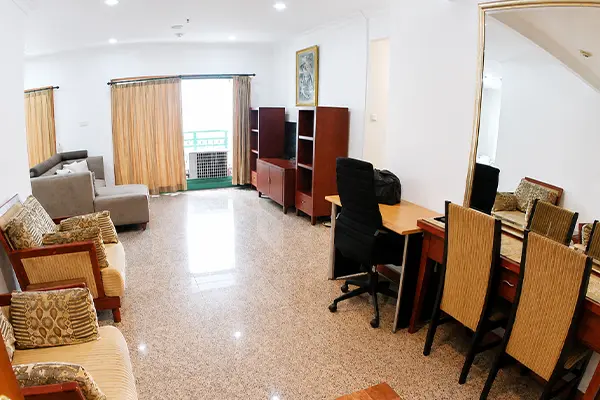 Sewa apt Pavilion Jakarta 2 kamar tidur luas 115 m2 full furnish