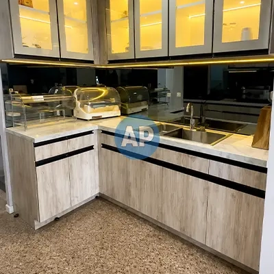 Dapur Apartemen Pavilion 2 kamar renovasi full furnish