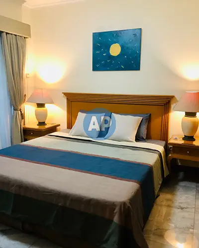 Kamar tidur apartemen Pavilion 1 BR 58 m2