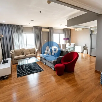 Ruang keluarga apartemen Pavilion Tower 1 119 m2